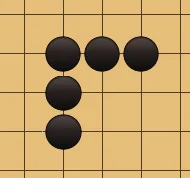 縦と横に三を作る三三の例