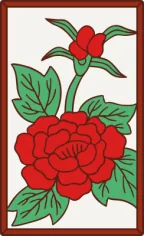 6月・牡丹の札（4枚目）